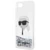 Karl Lagerfeld KLHCI8LNKHCH iPhone 7/8/SE 2020 / SE 2022 srebrny/silver hardcase Glitter Karl Head